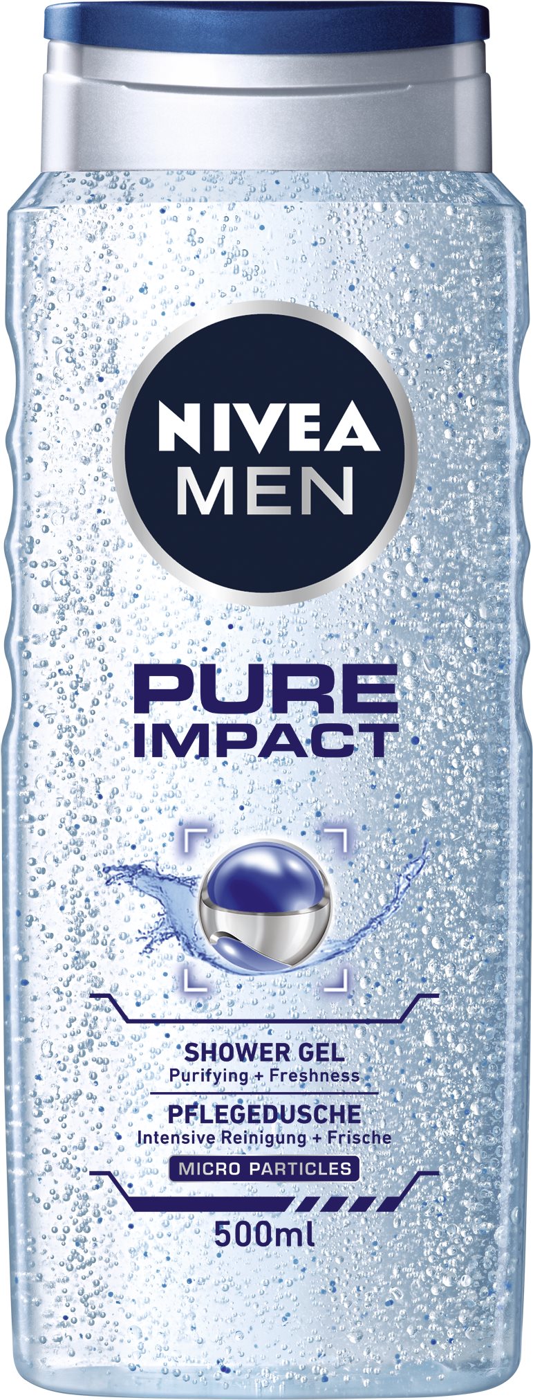 Tusfürdő NIVEA MEN Pure Impact Shower Gel 500 ml