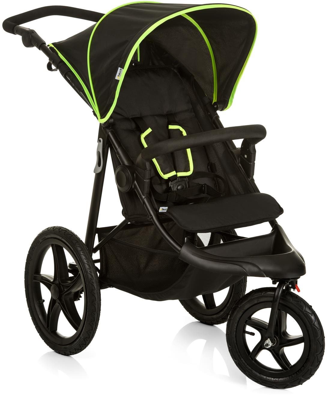 Babakocsi HAUCK Sport babakocsi Runner Black/Neon Yellow