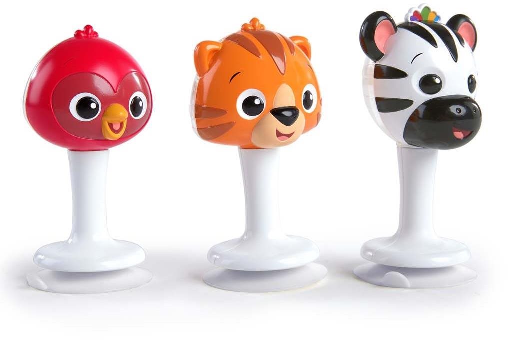 Csörgő BABY EINSTEIN Rattle&Jingle Trio Csörgő tapadókoronggal