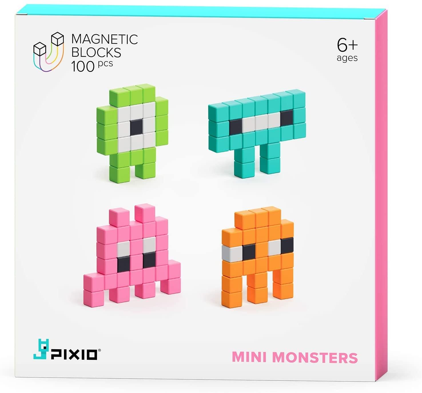 Építőjáték Pixio Mini Monsters Smart mágneses