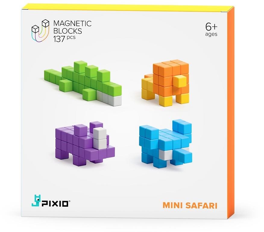 Építőjáték Pixio Mini Safari Smart mágneses