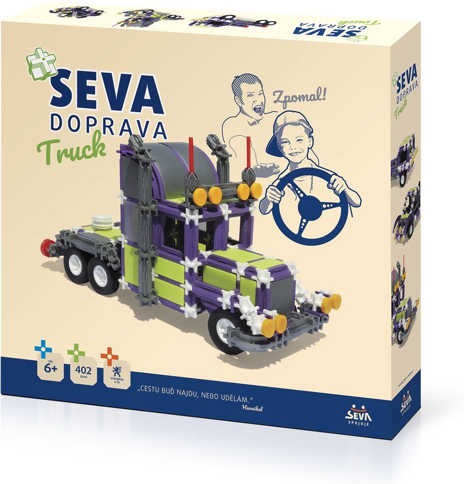 Építőjáték SEVA KÖZLEKEDÉS – Truck