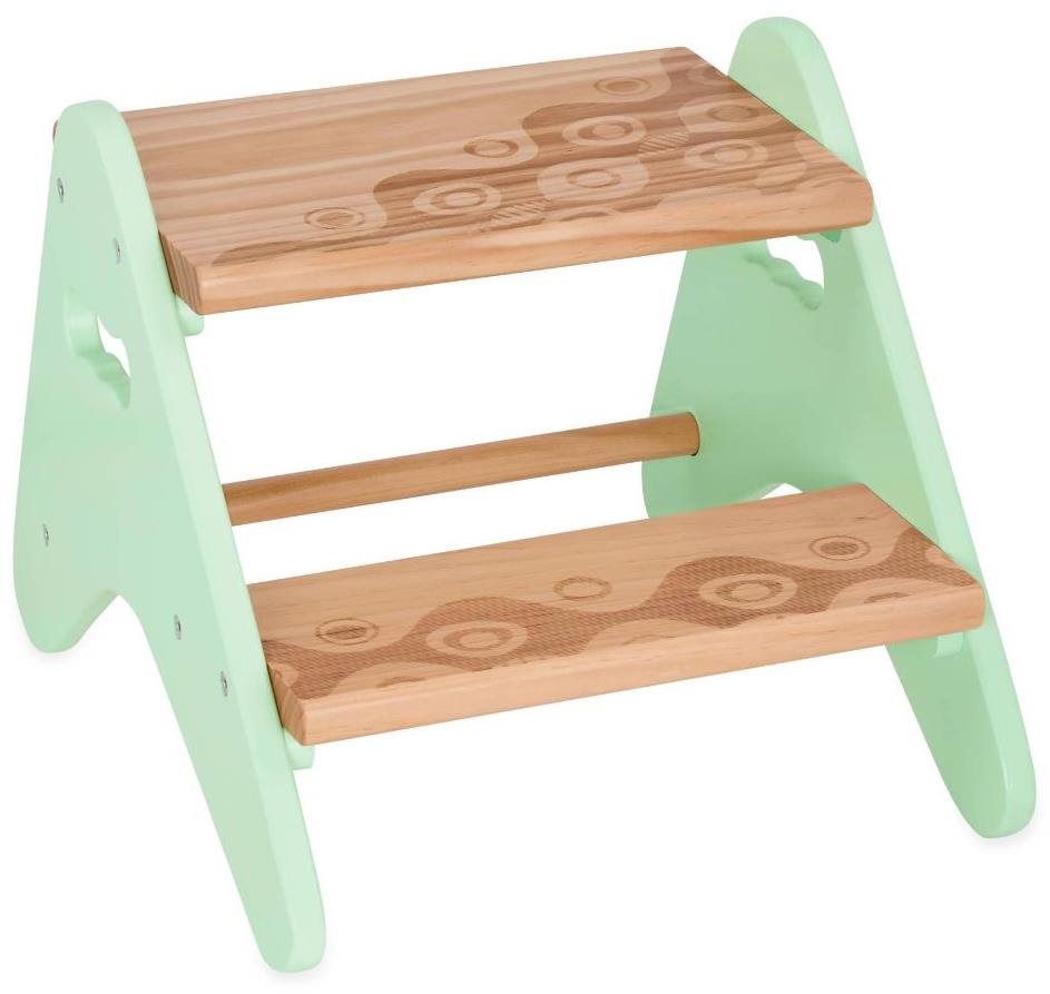 Fellépő B-Toys Steps fa menta