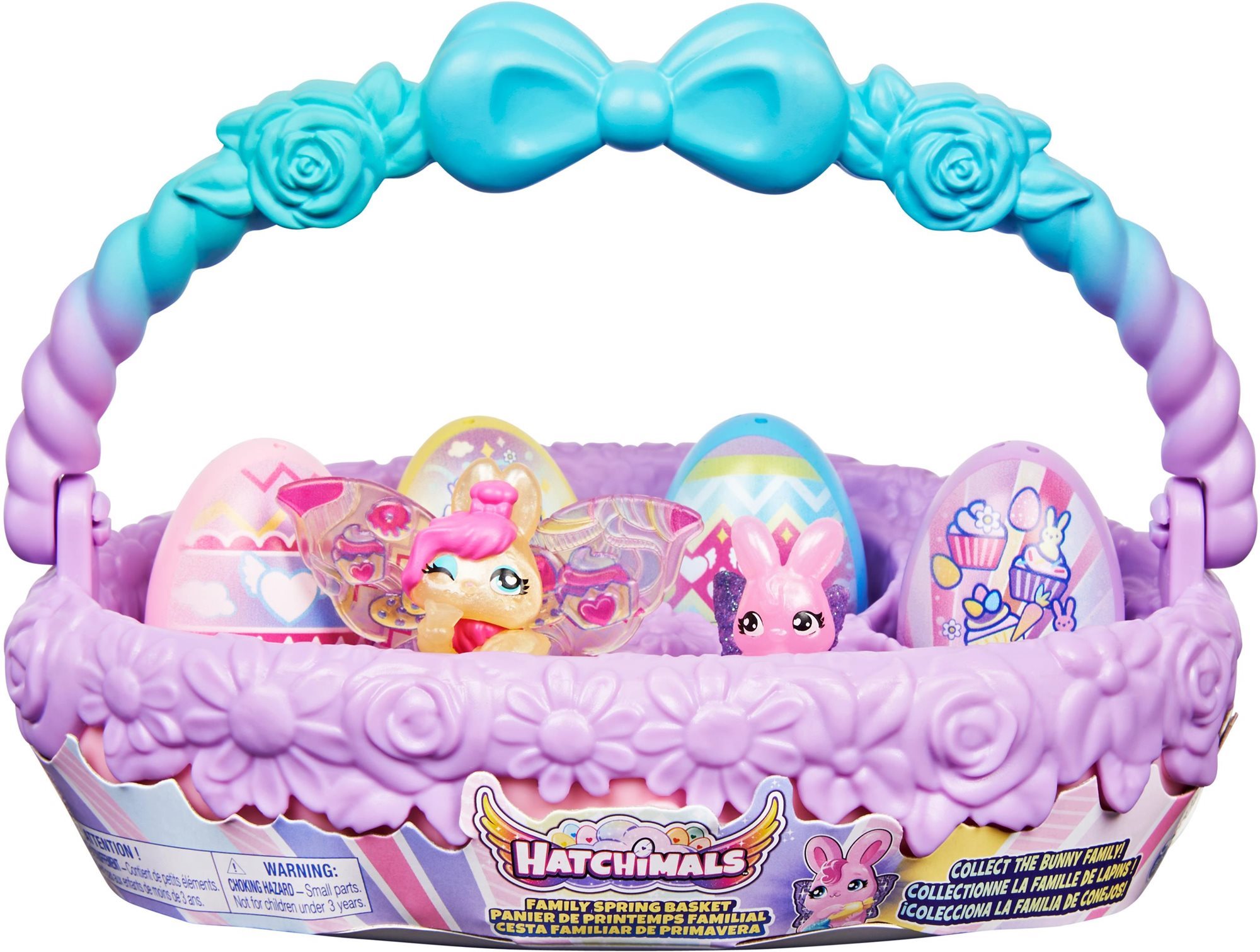 Figura Hatchimals Állatkák tavaszi kosárban