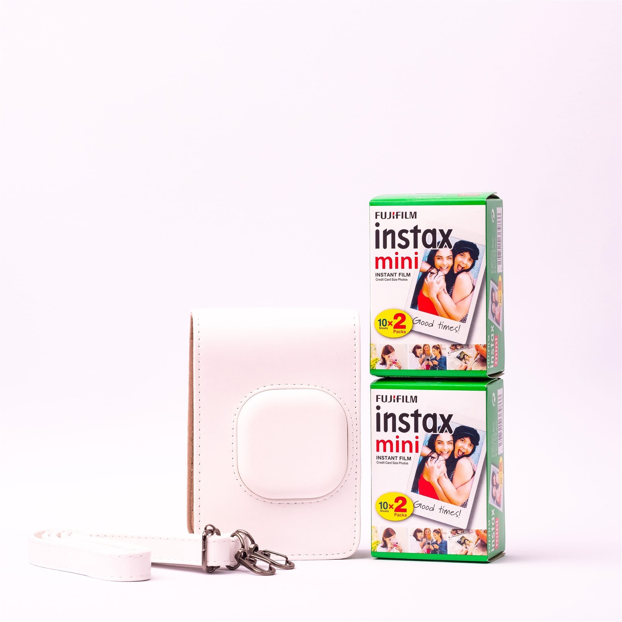 Fotópapír Fujifilm Instax mini Liplay case white bundle