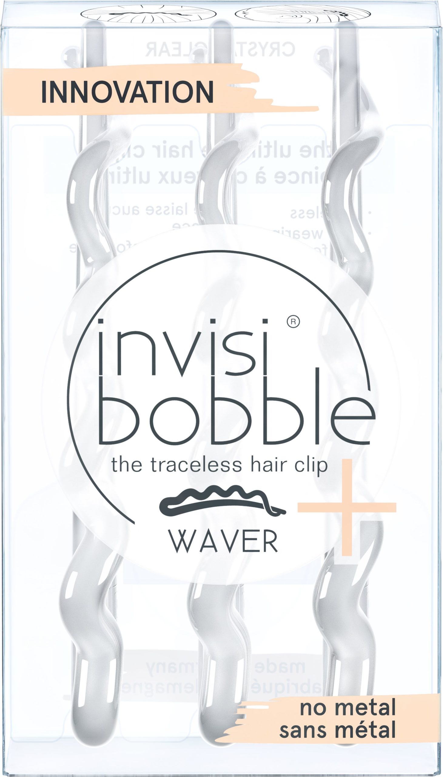 Hajcsat INVISIBOBBLE Waver Plus Crystal Clear