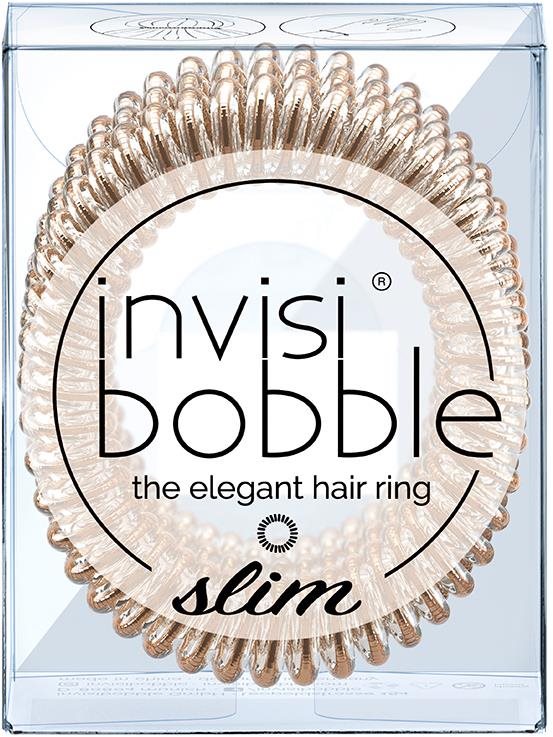 Hajgumi INVISIBOBBLE SLIM Of Bronze and Beads  (WITH HANGING TAG)