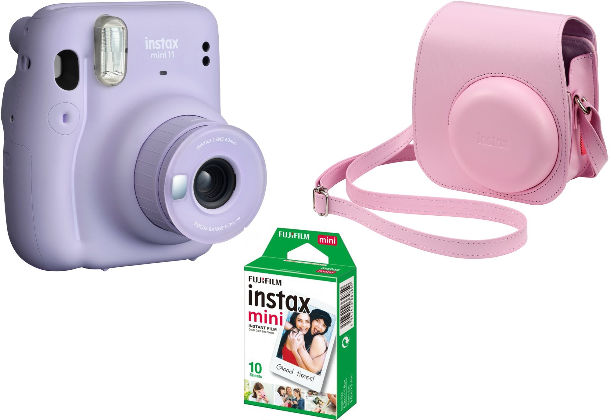 Instant fényképezőgép Fujifilm Instax Mini 11 levendula Big Bundle