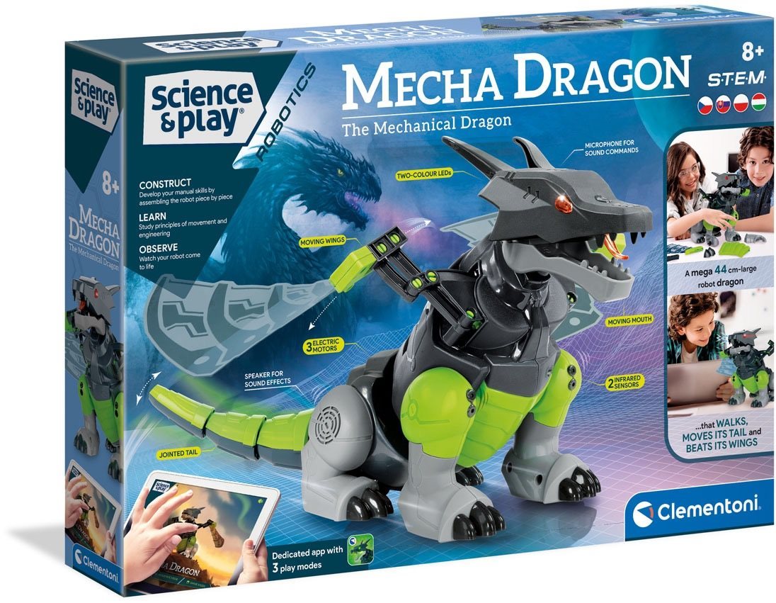 Interaktív játék Mecha Dragon (en+en+sk+hu)