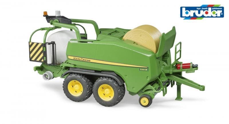 Játék autó Bruder Farmer - John Deere bálázógép