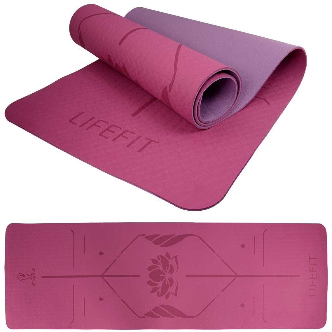 Jógaszőnyeg LIFEFIT YOGA MAT LOTOS DUO