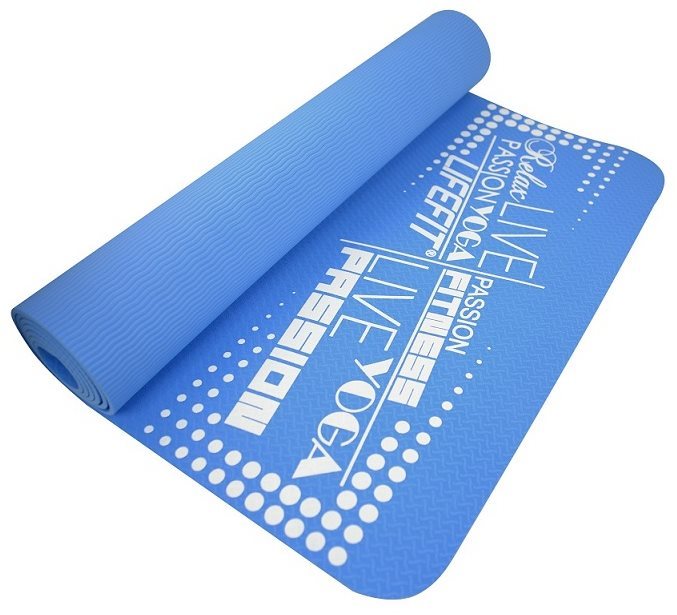 Jógaszőnyeg Lifefit Yoga Mat TPE kék