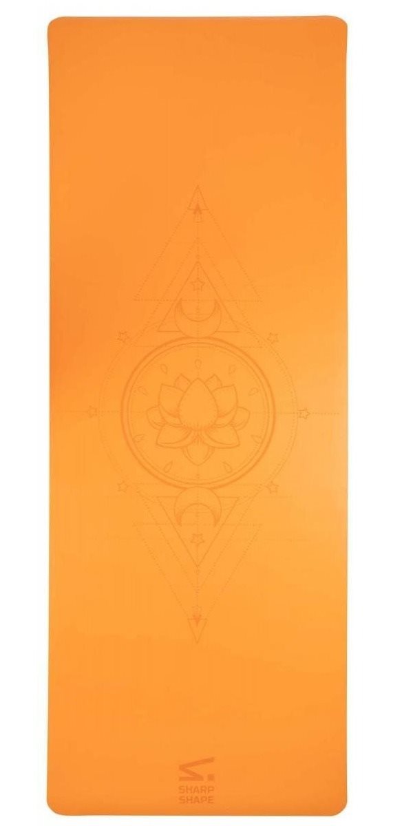 Jógaszőnyeg Sharp Shape PU Yoga Mat Dream Orange