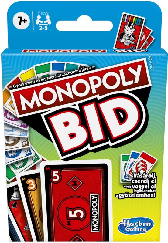 Kártyajáték Monopoly Bid HU Kártyajáték