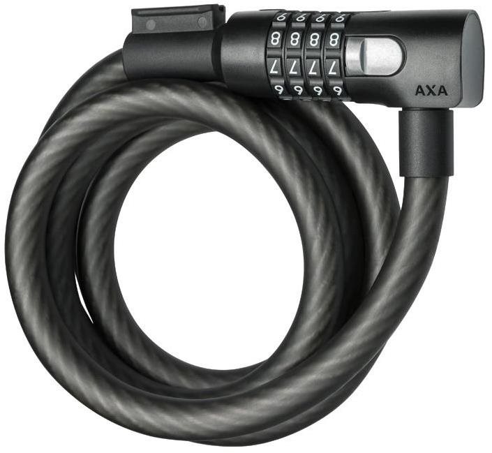 Kerékpár zár AXA Cable Resolute C15 - 180 Code Mat black