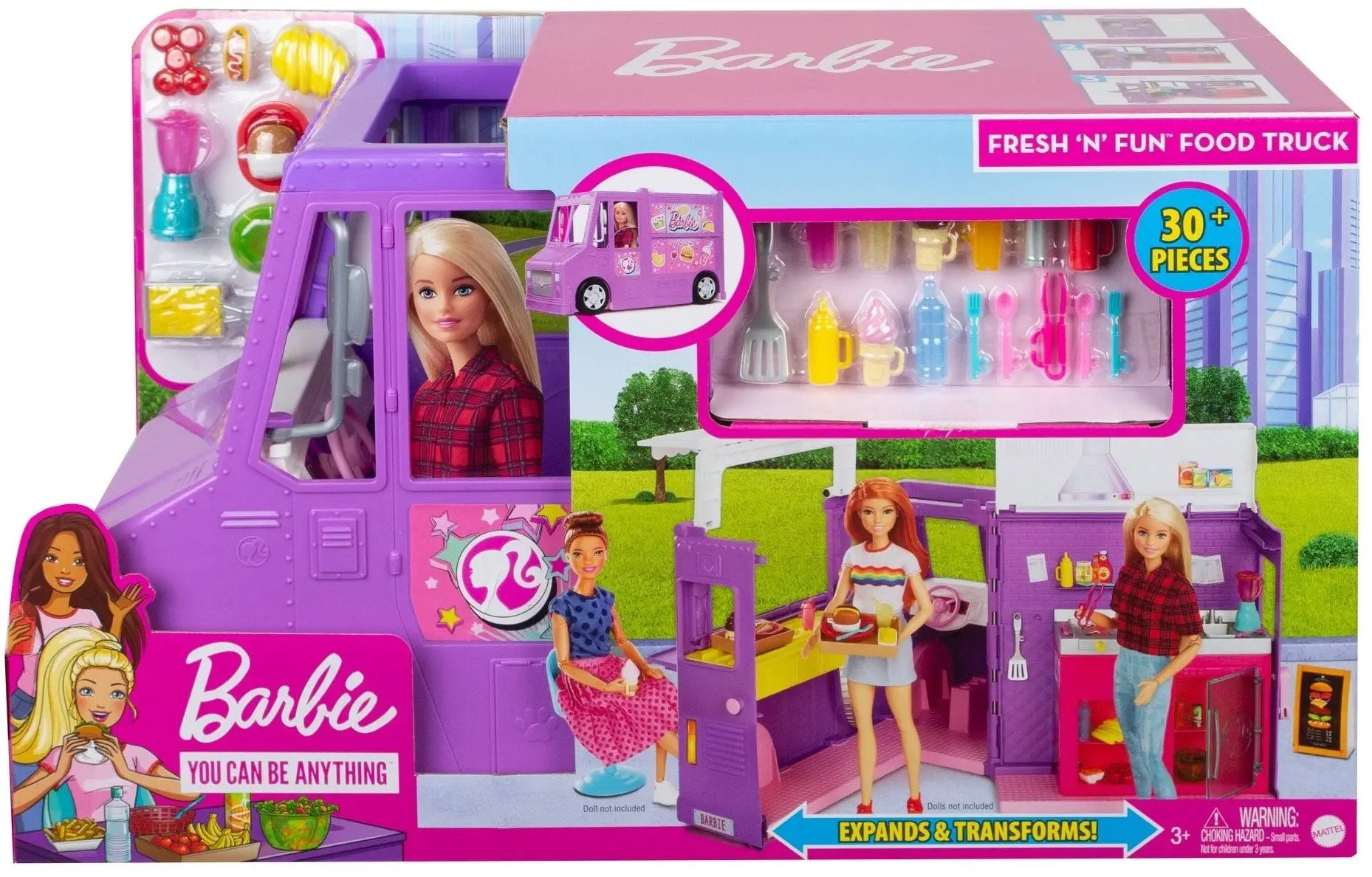 Kiegészítők babákhoz Barbie mobil étterem