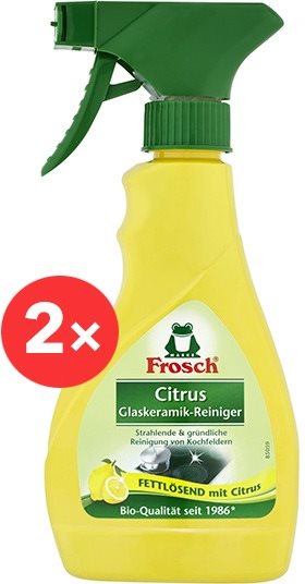 Környezetbarát tisztítószer FROSCH Indukciós és üvegkerámia főzőlap tisztító 2× 300 ml