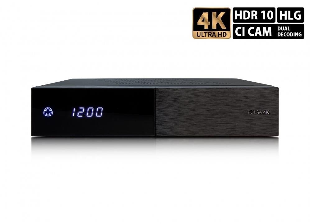 Műholdvevő AB PULSe 4K (1x DVB-S2X tuner + 1x DVB-T2/C tuner)