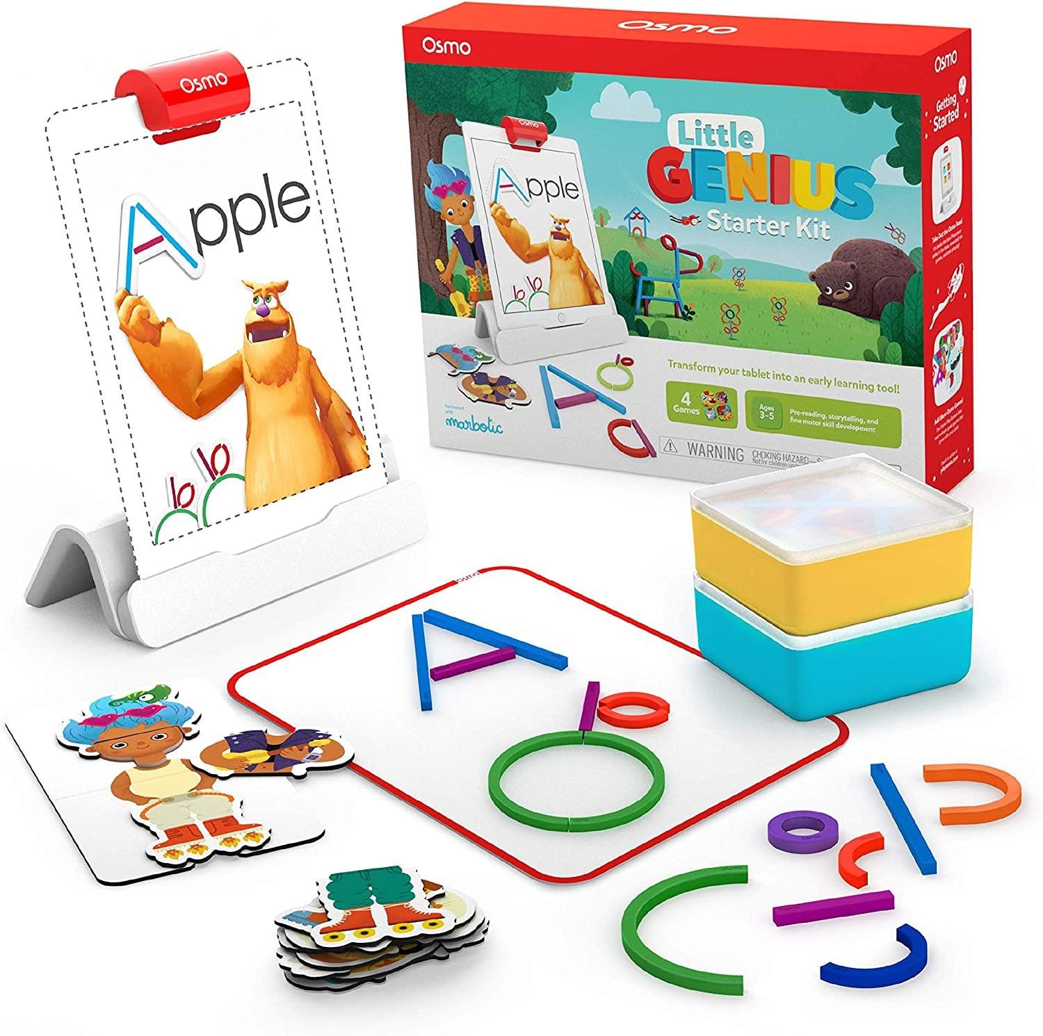 Oktató játék Osmo Little Genius Starter Kit - Interaktív tanulás játékosan – iPad