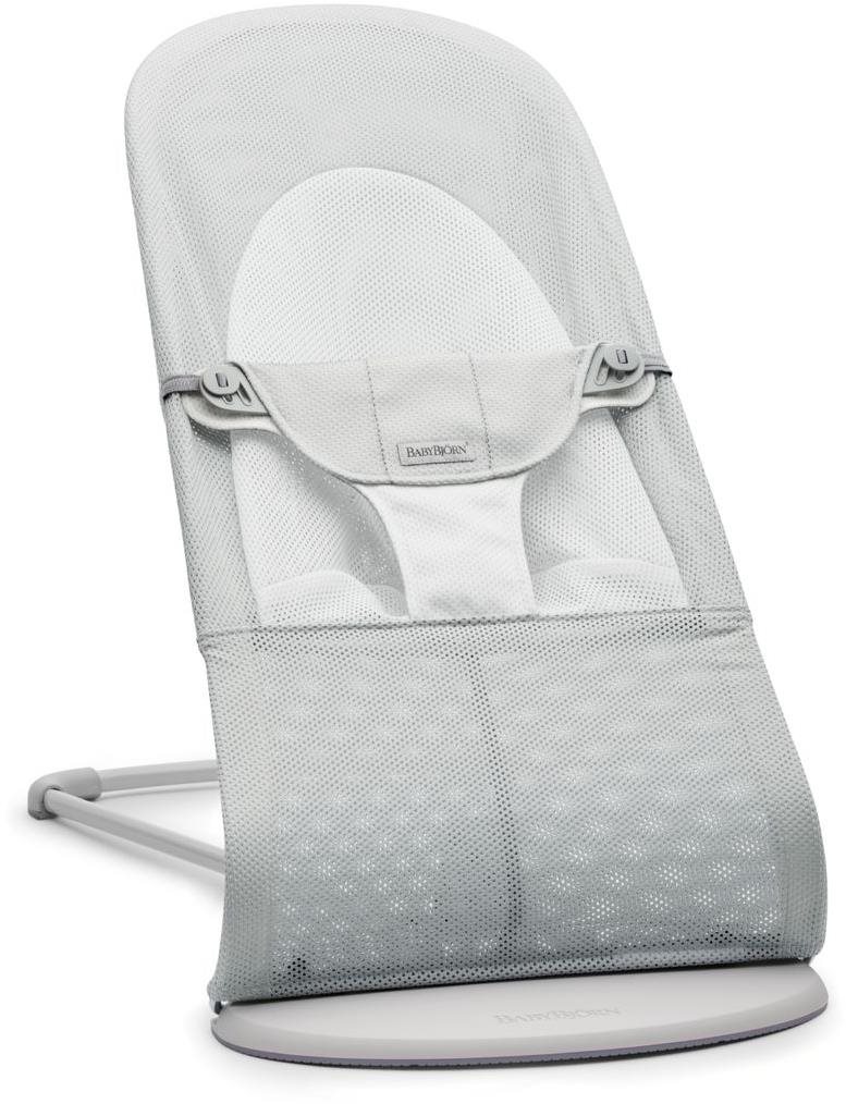 Pihenőszék Babybjörn Balance SOFT Silver white Mesh