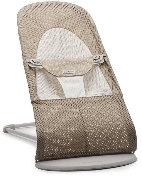 Pihenőszék Babybjörn Balance Soft Grey Beige/White mesh