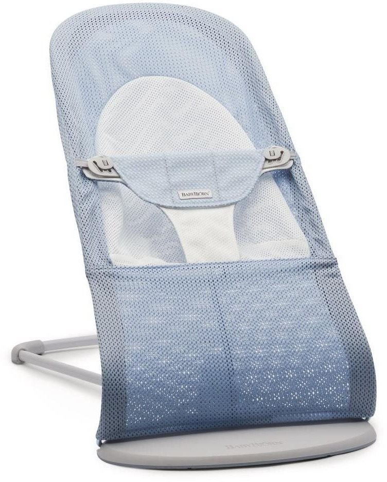 Pihenőszék Babybjörn Balance Soft Sky Blue/White mesh