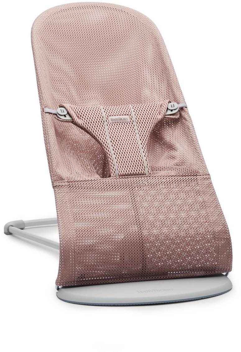 Pihenőszék Babybjörn Bliss Dusty pink Mesh light konstrukció