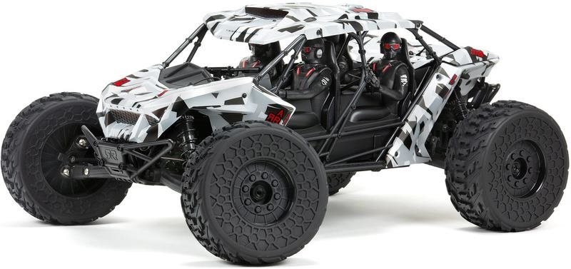 RC autó Arrma Firearm 6S BLX 1:7 4WD RTR fehér