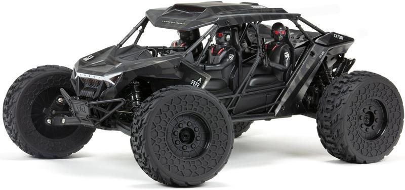 RC autó Arrma Firearm 6S BLX 1:7 4WD RTR fekete