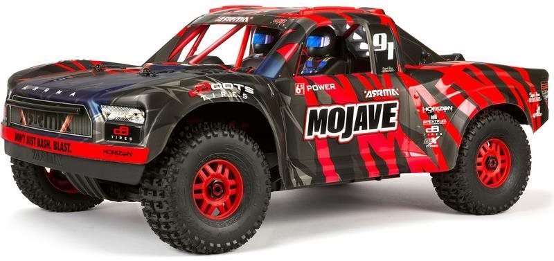 RC autó Arrma Mojave 6S BLX 1:7 4WD RTR piros