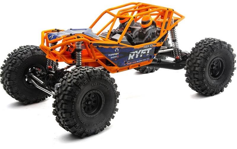 RC autó Axial RBX10 Ryft 4WD 1:10 RTR narancsszín