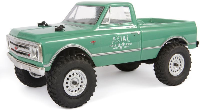 RC autó Axial SCX24 Chevrolet C10 1967 1:24 4WD RTR zöld