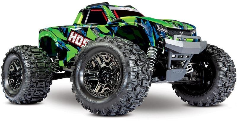 RC autó Traxxas Hoss 1:10 VXL 4WD 4WD RTR zöld