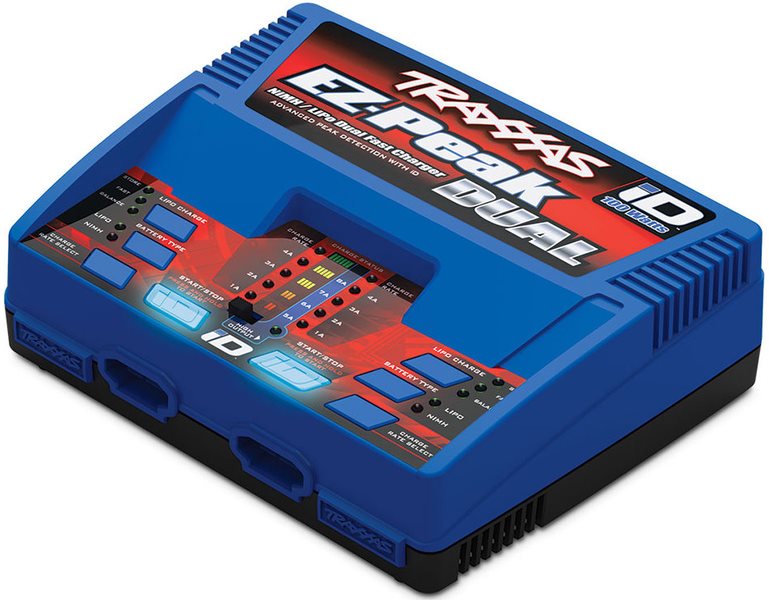 RC modell kiegészítő Traxxas Töltő EZ-Peak Dual LiPo/NiMH 2x50W