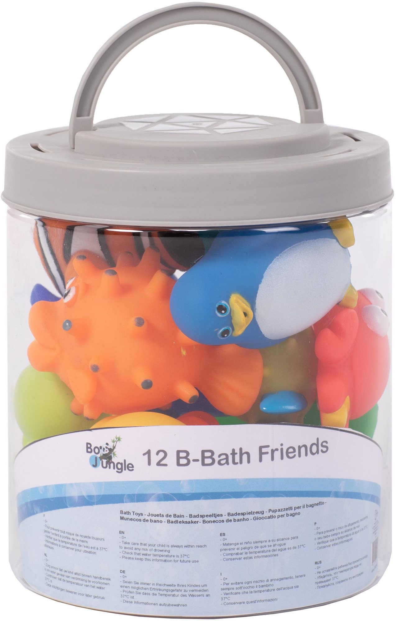 Vizijáték Bo Jungle B-BATH Friends Vízi barátok 12 db