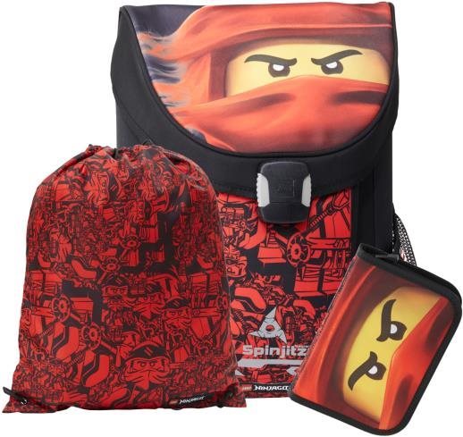 Aktatáska/Iskolatáska LEGO Ninjago Red EASY - iskolatáska