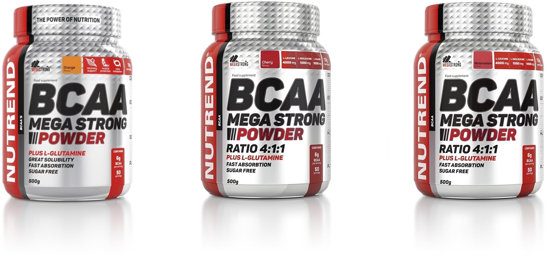 Aminosav Nutrend BCAA Mega Strong Powder