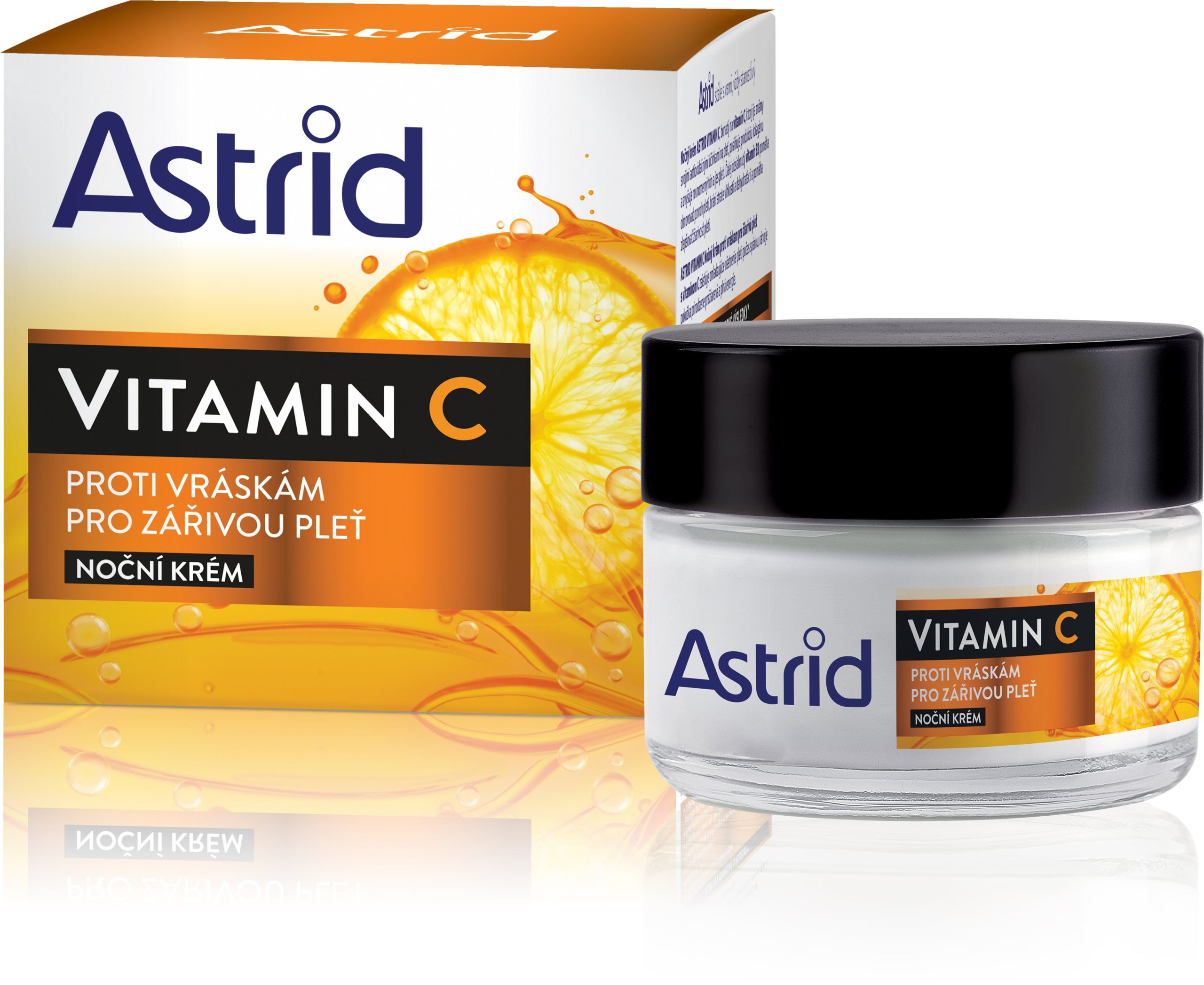 Arckrém ASTRID C-vitamin ránctalanító éjszakai krém ragyogó bőrre 50 ml