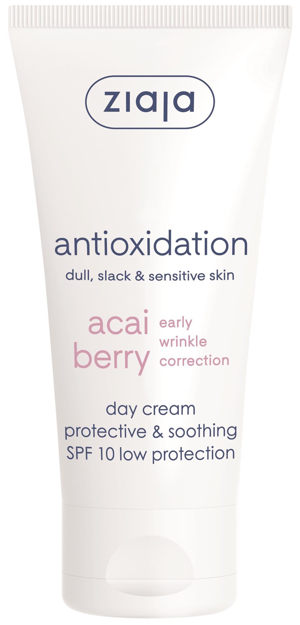 Arckrém ZIAJA Acai Berry nappali krém SPF 10 nyugtató 50 ml