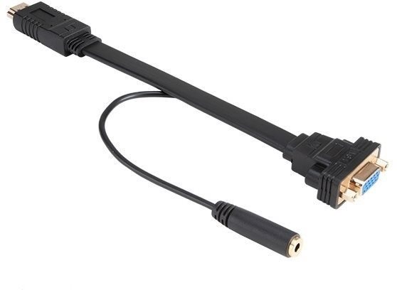 Átalakító AKASA HDMI - VGA Adapter audiokábellel / AK-CBHD18-20BK