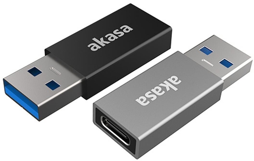 Átalakító AKASA USB 3.1 Gen2 Type-C female to Type-A male adapter