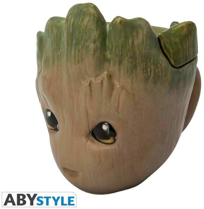 Bögre Guardians of the Galaxy - Groot - 3D bögre fedéllel