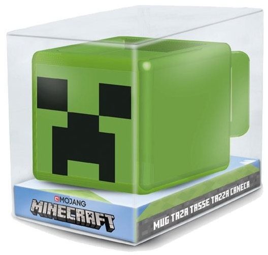 Bögre Minecraft - Creeper - 3D bögre