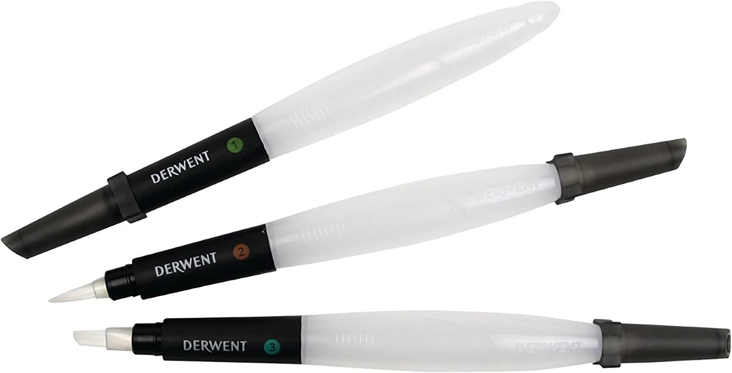 Ecset DERWENT Waterbrush Multi-Pack - 3 darabos készlet