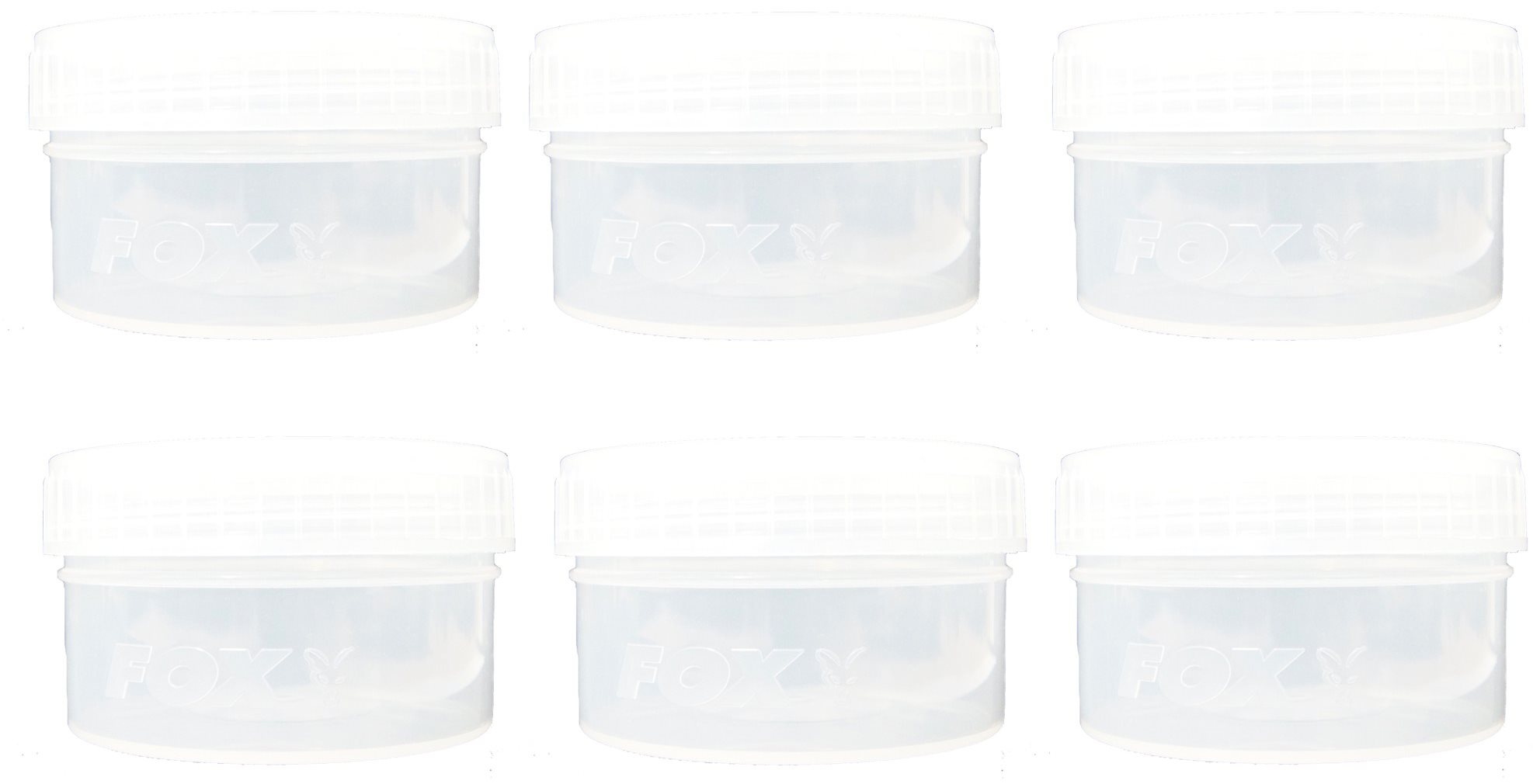 Edény FOX Bait Tubs Half Size - 6db