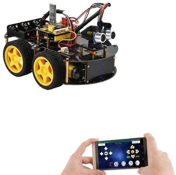 Elektromos építőkészlet Keyes Arduino robotautó V 2.0