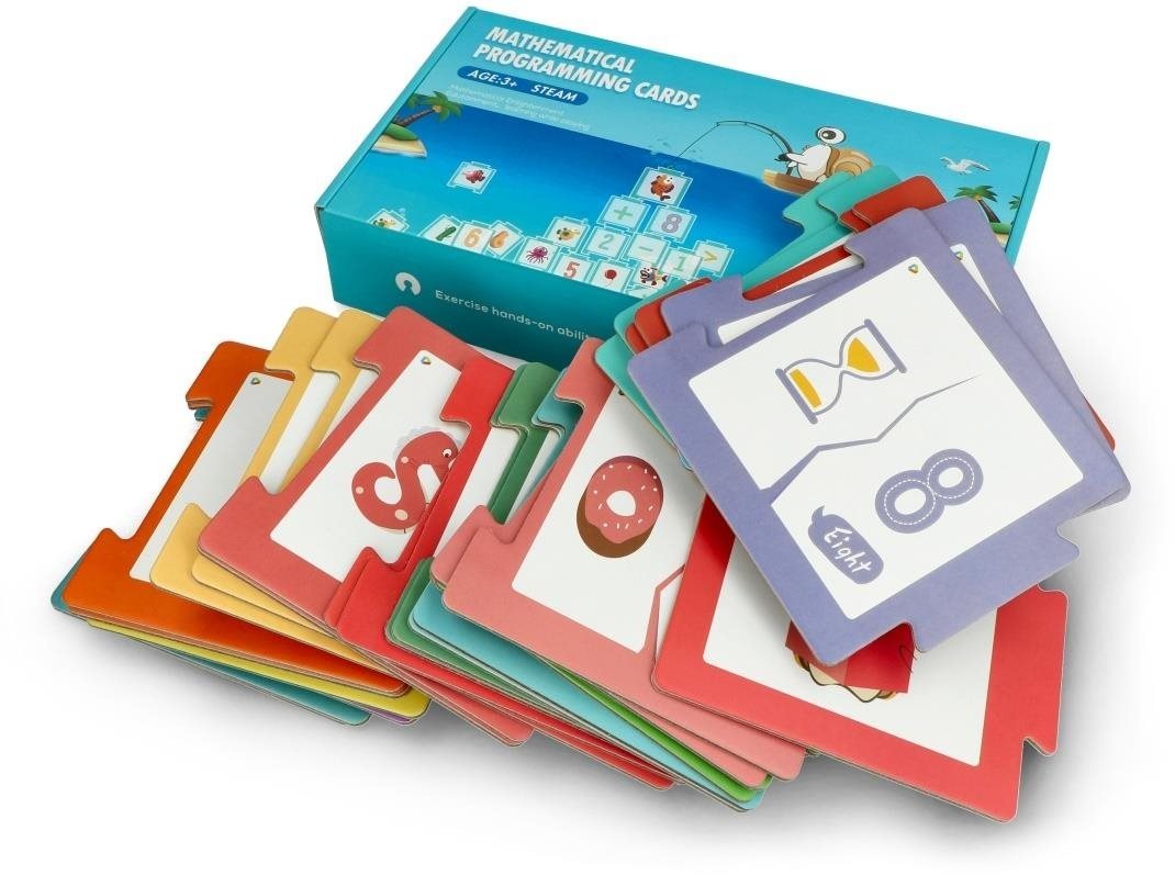 Elektromos építőkészlet Robobloq Qobo Math Cards