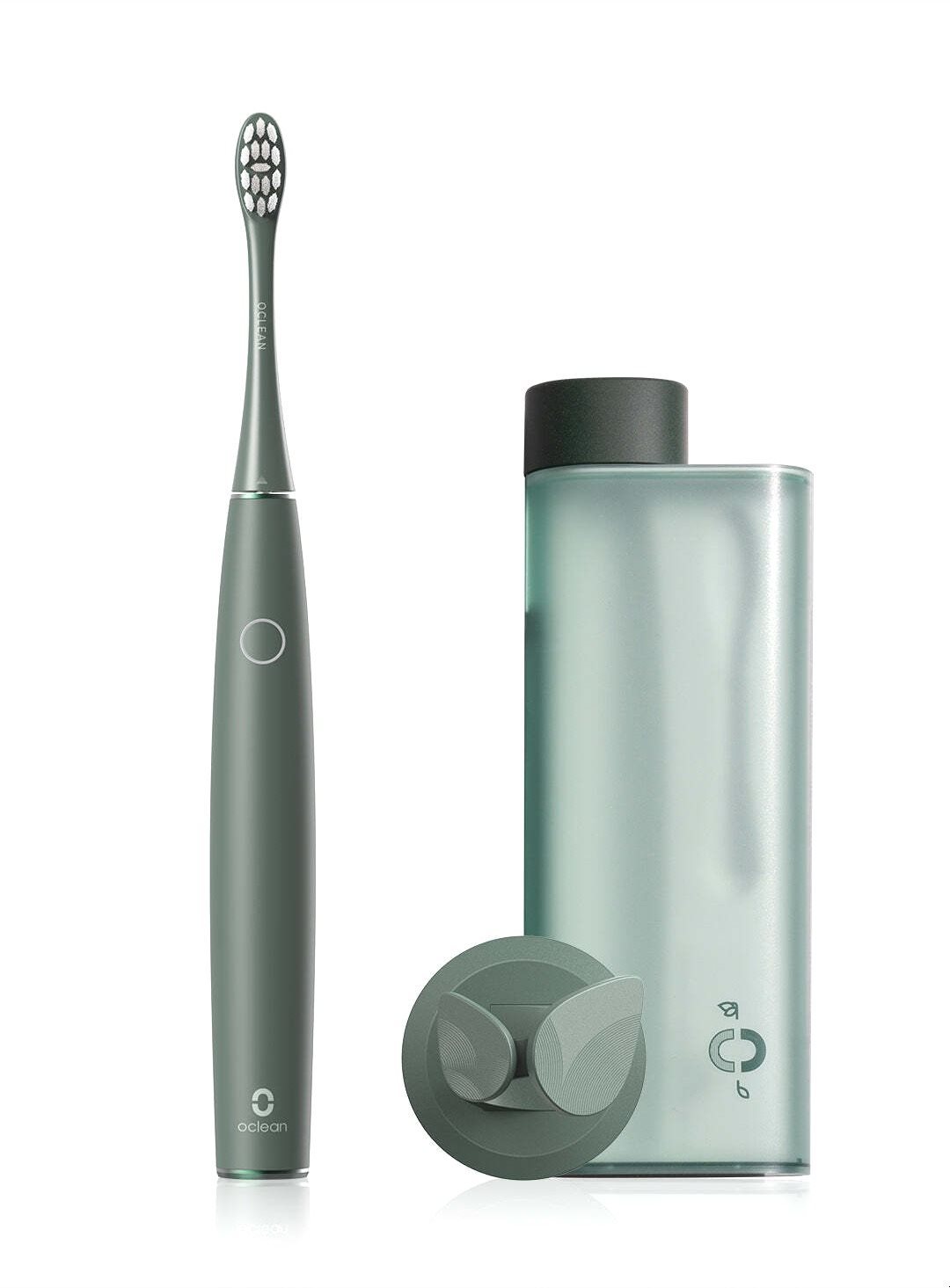 Elektromos fogkefe Oclean Air 2 Travel Set Sonic Electric Toothbrush Green