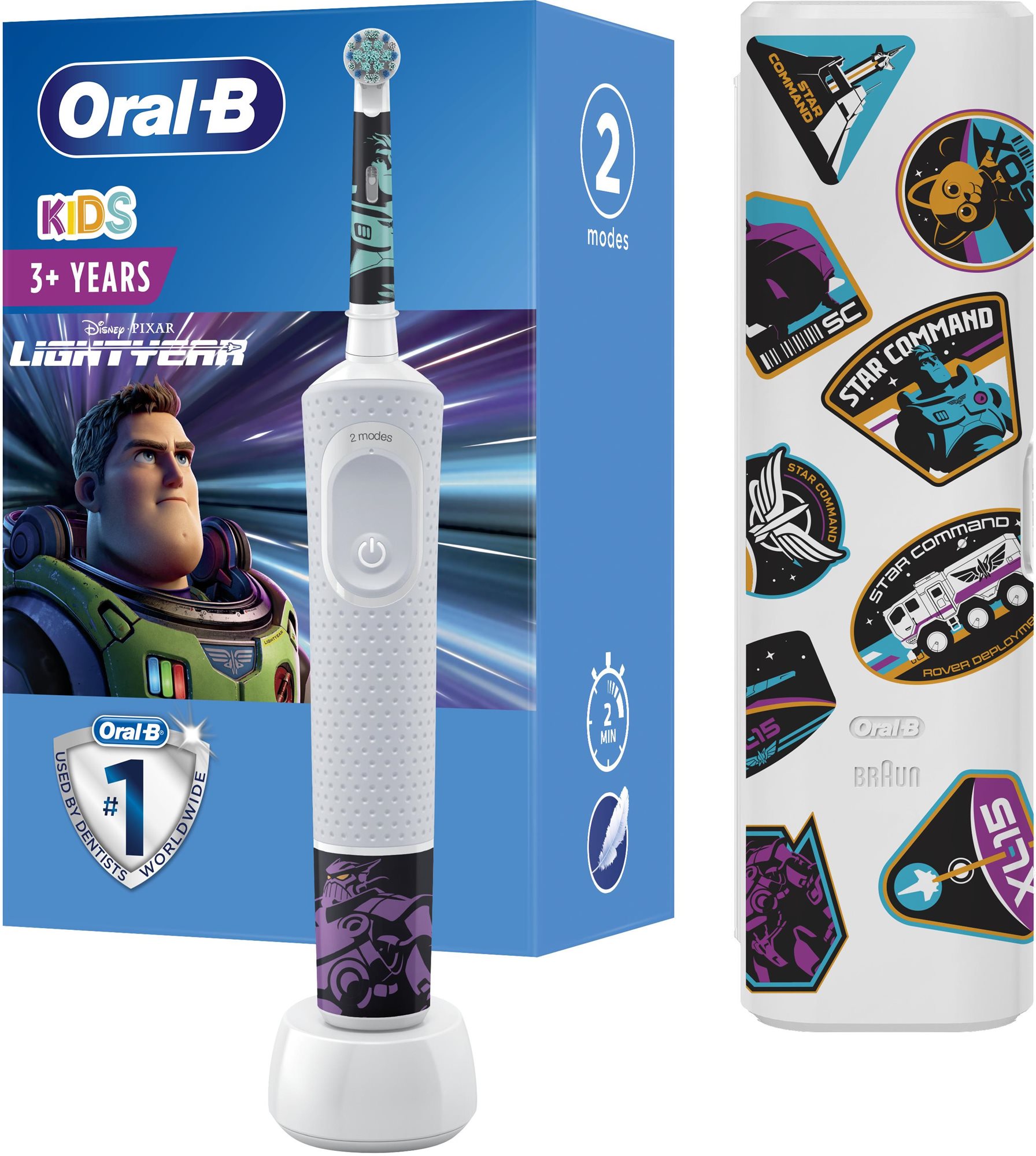 Elektromos fogkefe Oral-B Kids Lightyear Elektromos fogkefe gyerekeknek