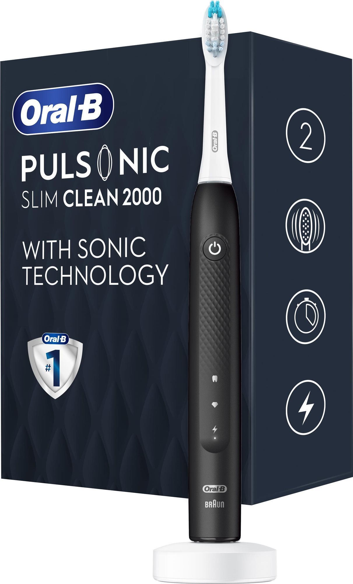 Elektromos fogkefe Oral-B Pulsonic Slim Clean – 2000